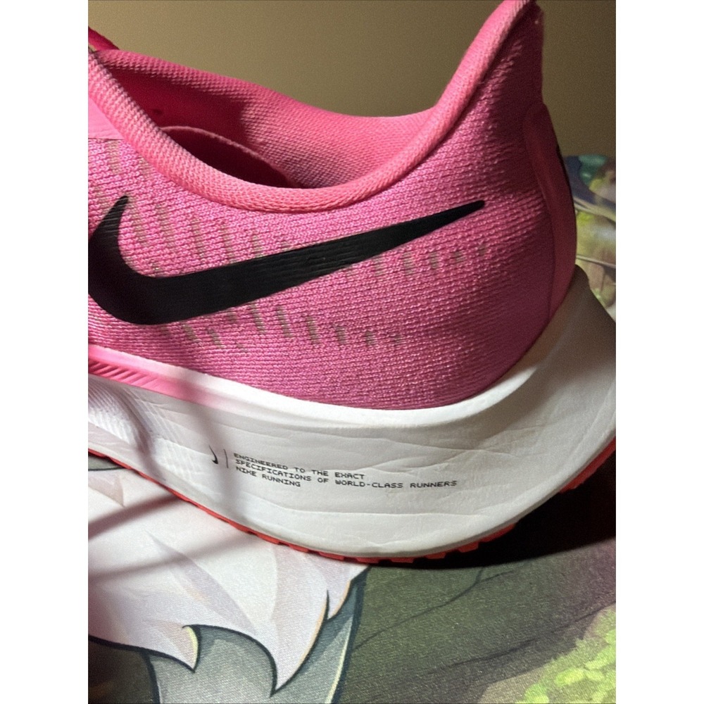 Nike Air Zoom Pegasus 37 Womens size 11 Running Shoes Pink Orange - Picture 9 of 15